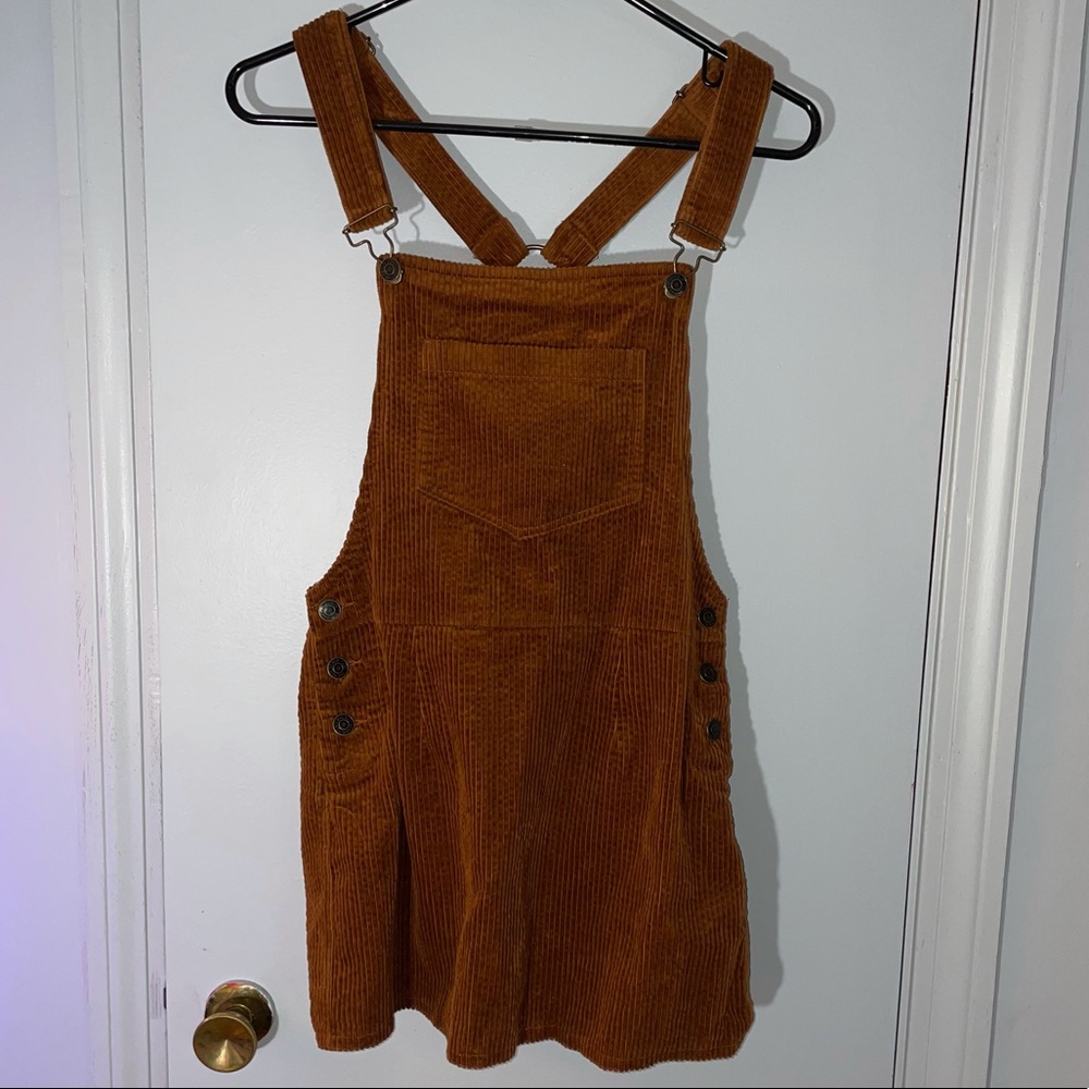Pacsun corduroy overall dress